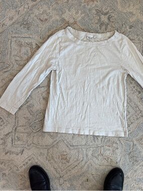 Toast soft organic cotton white shirt